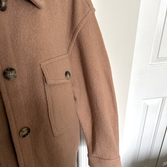 Wilfred Free The Ganna Merino Wool Oversized Shirt Jacket - Picture 5 of 15